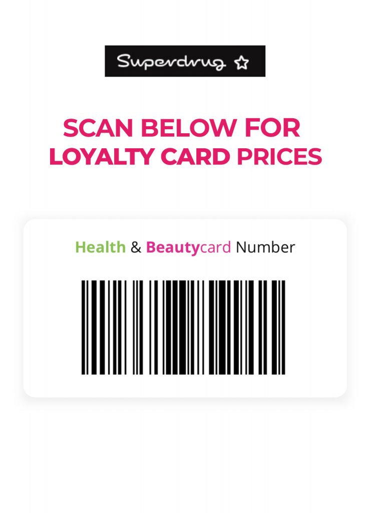 Screenshot Picture of Superdrug Health and Beauty Card Barcode in Google Wallet App